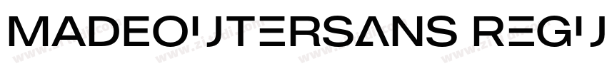 MADEOuterSans Regula字体转换 MADEOuterSans Regula字体转换